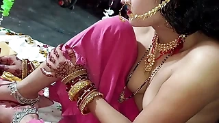 Suhagraat Indian cauple saucy incomprehensible coitus clear Hindi audio