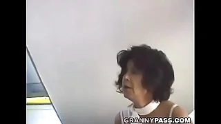 Hairy Grandma Takes Young Hawkshaw
