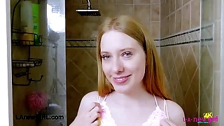 Golden-Haired Goddess took a shower