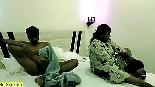 Screwing visitors crestfallen wife at hotel! Indian XXX Bhabhi sex